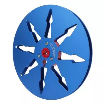 Пустая катушка с лентой 14 дюймов, 7 дюймов, звукозапись, 8 отверстий, алюминиевый сплав для деталей открывающей машины ReVox, синяя синий