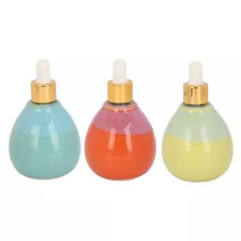 Пустая керамическая бутылка эфирного масла на 95 мл, легко дозируемая герметичная банка для хранения эфирного масла Pink