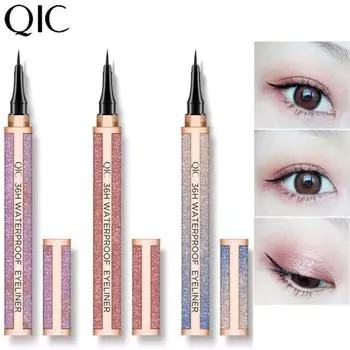 Пустая ручка для подводки глаз QIC Galaxy Star, водостойкий макияж для пота и сушки, подводка для глаз Beauty 01