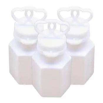 Пустая упаковка с двойным сердцем для свадебной вечеринки в виде мыльных пузырей