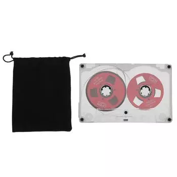 Пустая звуковая кассета с катушкой, самодельная, 55 минут, алюминиевая пустая кассета для