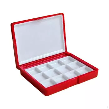 Пустой акварельный контейнер, художественные принадлежности, многоцелевой поддон для красок для студентов A 12grids