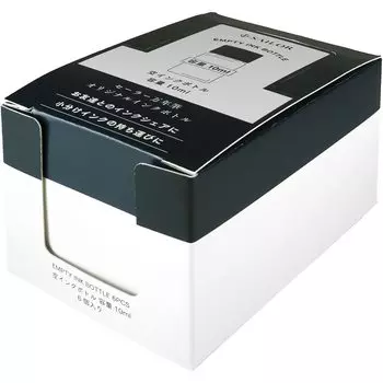 Пустой флакон для чернил для перьевой ручки Sailor емкостью 10 мл, 6 штук, прозрачный 13-3310-000 чистый