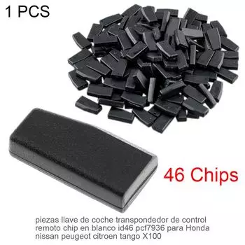 Пустой ID46 PCF7936 Чип-транспондер автомобильного ключа, подходящий для Honda Hyundai Kia Mitsubishi Nissan Peugeot
