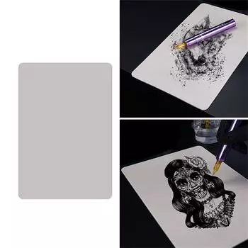 Пустой лист для практики татуировки на коже для начинающих и опытных мастеров из силикона A