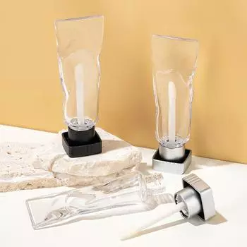 Пустой тюбик для блеска для губ своими руками, тюбик для зубной пасты, многоразовый флакон, контейнер для жидкости, флакон для блеска для губ, консилер, тюбики чёрный