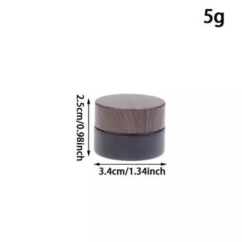 Пустые банки, матовая стеклянная банка для крема, косметический контейнер с крышкой, 5-100 г, стеклянная бутылка, контейнер для макияжа, дорожные косметические банки