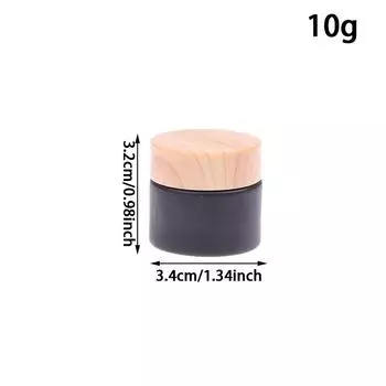 Пустые банки, матовая стеклянная банка для крема, косметический контейнер с крышкой, 5-100 г, стеклянная бутылка, контейнер для макияжа, дорожные косметические банки