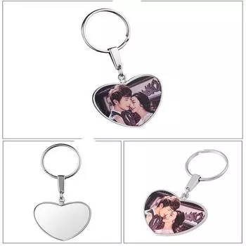 Пустые брелки для ключей на Рождество, День святого Валентина, Подарочные ключи, Теги, Брелок для ключей, Автомобильный милый брелок