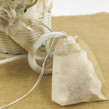 Пустые бумажные чайные пакетики 100 шт. фильтр-пакет для травяного рассыпного чая Чайный пакетик Фильтр-пакетики для чая на шнурке 7*5cm