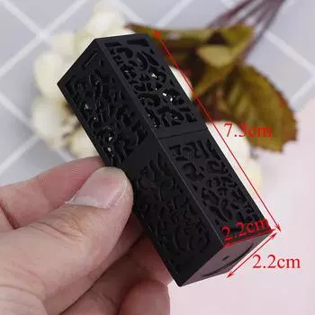 Пустые косметические контейнеры Тюбик для губной помады с черными полыми тюбиками для помады своими руками