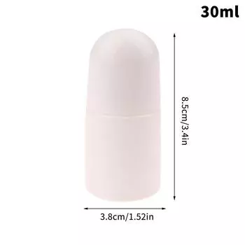Пустые пластиковые флаконы-роллер для эфирных масел Пустые многоразовые флаконы-роллер для многоразового использования Герметичные дезодоранты своими руками 30ml