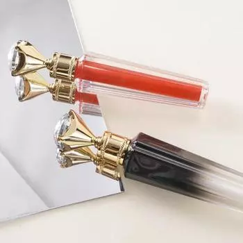 Пустые пластиковые тюбики для блеска для губ, контейнер для самодельного многоразового использования чёрный