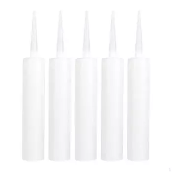 Пустые тубы для герметика, герметик для герметизации, 310 мл, картриджи для обслуживания с насадками 3Pcs