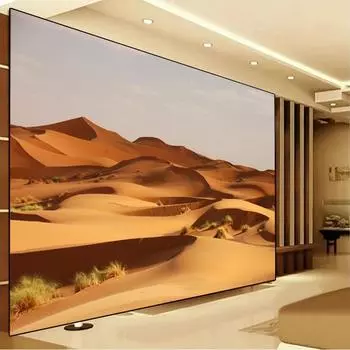 Пустынные песчаные дюны, закат, верблюд с пастухом, постер, пейзаж пустыни, холст, картина для гостиной, домашняя настенная картина, декор 21x30 No Frame