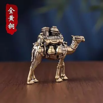 Пустынный Турист Рабочий Латунная Фигурка One Size