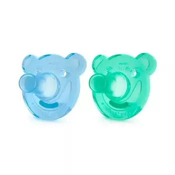 Пустышка Avent Ultra Air Happy для мальчиков 0-6 месяцев 2U