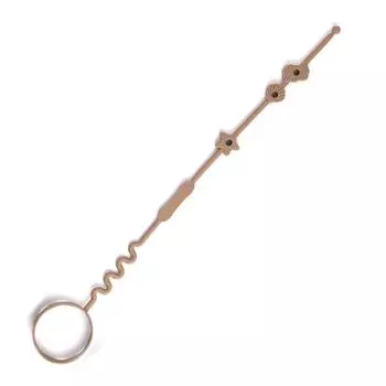 Пустышка Детская пустышка Цепочка Силиконовая цепочка против потери Новый держатель для соски коричневый