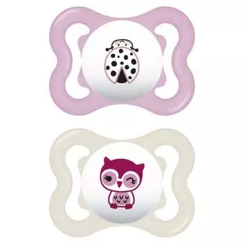 Пустышка Mam Baby Perfect Star 0-2 Розовая 2U