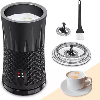PUTECCH Вспениватель молока, 4-в-1 вспениватель молока и пароварка, электрические вспениватели молока для кофе