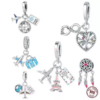 Путешествие Ветер Самолет DIY Подвеска Браслет Бисер Ювелирные Изделия