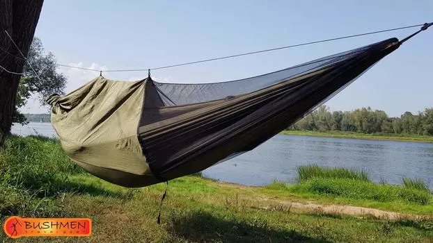 путешествия путешествия BushBed Гамак Bush bed гамак японский подлинный продукт [BUSHMEN снаряжение] [BUSHMEN снаряжение] оливковый