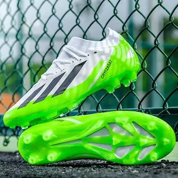 Putian football shoes men s and women s low-top broken nails artificial turf AG long nails youth student training sports shoes 35