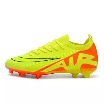 Putian football shoes new 2024 low-top thorns 15 youth training AG long nails artificial turf sports shoes 35