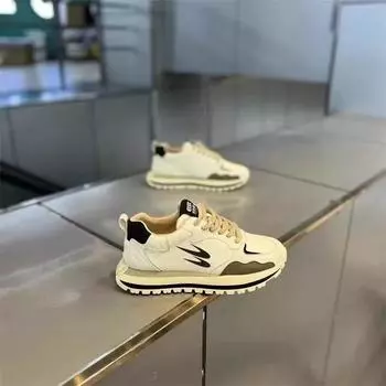 Putian Forrest Gump men s shoes spring trend casual little white sports shoes men s student running non-slip thick-soled dad shoes 39 красный