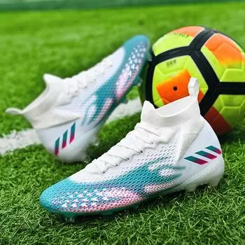 Putian male and female teenagers long nails breathable non-slip football shoes cross-border summer children s professional sports training shoes 35