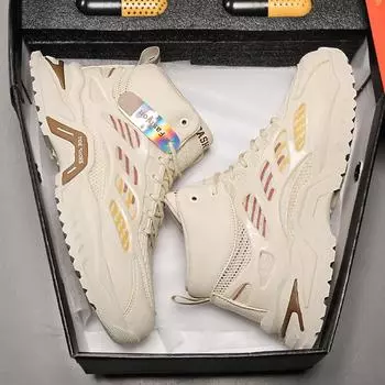 Putian men s shoes are breathable in summer 2024 new youth sports and leisure running mesh deodorant heightening dad shoes 39