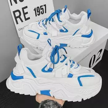 Putian мужские летние сетчатые дышащие повседневные белые кроссовки для папы 42 Standard Sport Size