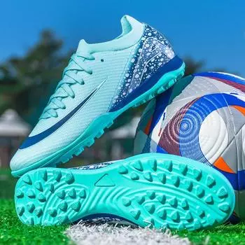 Putian thorn 16C Luo training football shoes TF broken nails student low-top AG long nails artificial grass training shoes 35