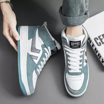 Путянь высокие ботинки мужские осенние воздушные силы aj Нет. 1 спортивная обувь для досок для школьников средней школы, повседневная обувь бренда Tide, белые туфли большого размера 47 38