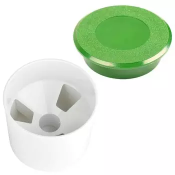 Putting Green Practice Golf Hole Cup 1 Piece 2 Pieces Choice Compliant with USGA Regulations Strong White ABS Plastic Dimensions 10cm Depth Diameter