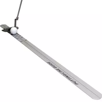 Putting Guide Golf Equipment Golf Putter Practice Practice Equipment Golf Practice Rail Putter Guide Storage Case Included [Length 90cm] ~ ~ серебряный