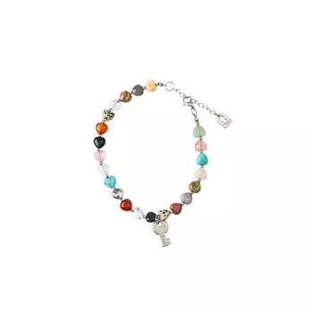 Puui Original Life Color Asymmetrical Crystal Necklace Bracelet Ins Style Pet Necklace Collar Summer Ornament Pet neck chain