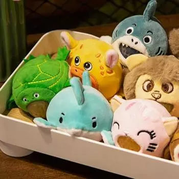 Пузырьковая игрушка для сжимания животных Декомпрессионная мультяшная плюшевая кукла Ins Медленная игрушка для детей panda