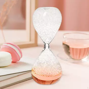 Пузырьковые песочные часы, украшение стола, настольные развлечения ручной работы для Faimly розовый