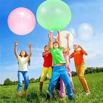 Пузырьковый шар, надувная игрушка для вечеринки, детская веселая игра, подарок, надувной подарок One Size жёлтый