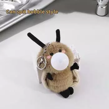 Пузырьковый таракан, плюшевый брелок, мультяшный таракан, кукла, кулон, брелок для автомобиля, рюкзак, сумка, декор, подарок для ребенка