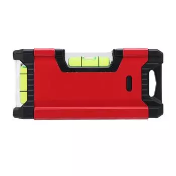 Пузырьковый уровень 11 см, точность 0,5 мм, алюминиевый сплав, небольшой горизонтальный вертикальный пузырьковый уровень