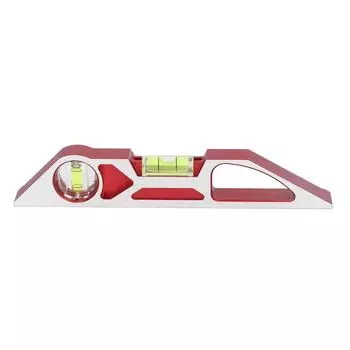 Пузырьковый уровень 90 180 градусов, высокоточный инструмент для выравнивания, линейка из алюминиевого сплава для деревообработки