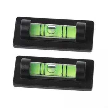 Пузырьковый уровень Магнитное основание практичное 2 шт 40*17*12 мм черное