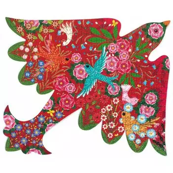 Puzzle Art Bird 500 Пазл для 8 лет Начальная школа Образовательный Дикий Интерьер [DJECO Pieces] Дети, Старые, Студенты, Игрушка, Птицы, Птицы,
