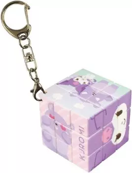 Puzzle Cube Keychain sr5541511ku Kuromi H3 x W3 x D3cm [Tees Factory]