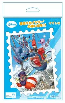 Puzzle delivery 30 pieces Tokyo Skytree Stitch and the sky walk! TPUB-02
