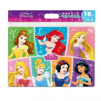 Puzzle for children Cute Princess 18 pieces (Disney Princess) [Child Puzzle]