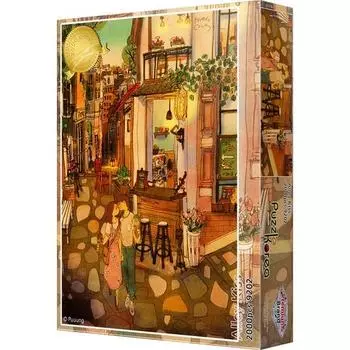Puzzle Korea Alley Kiss Jigsaw Puzzle Mini Size PKAN2000-9202, Korean popular puzzles