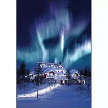 Puzzle Korea Jigsaw Puzzle 3168, a beautiful combination of the Aurora and the Milky Way, Korean popular puzzles